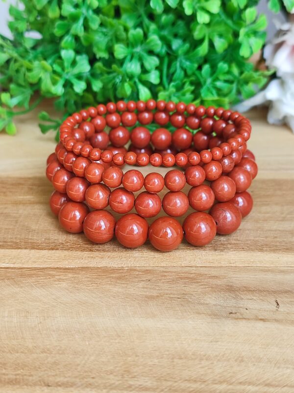 bracelets-perles-4mm-6mm-8mm-10mm-jaspe-rouge