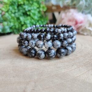 bracelets-obsidienne-flocons-de-neige-perles-6mm