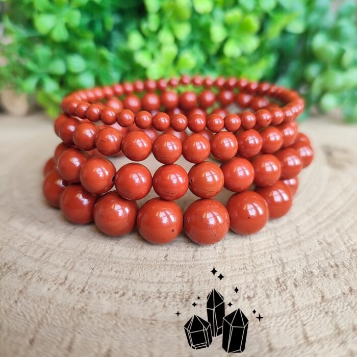bracelets-perles-4mm-6mm-8mm-10mm-jaspe-rouge