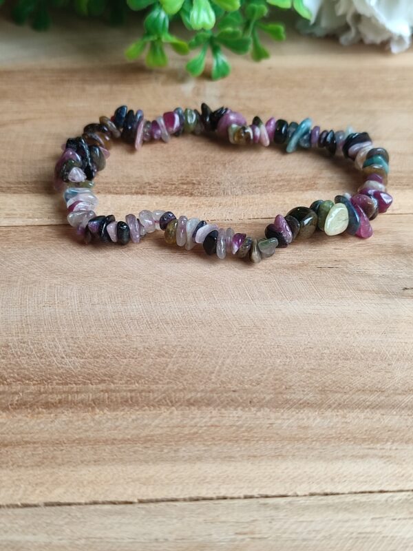 Bracelets en tourmaline multicolore - Perles/Chips/Grain – Image 3