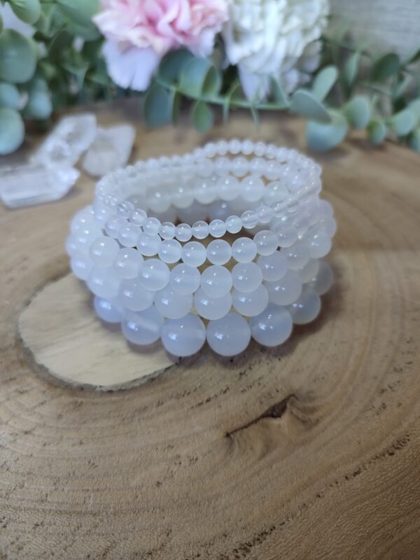 bracelets-agate-blanche-perles-4mm-6mm-8mm-10mm-12mm