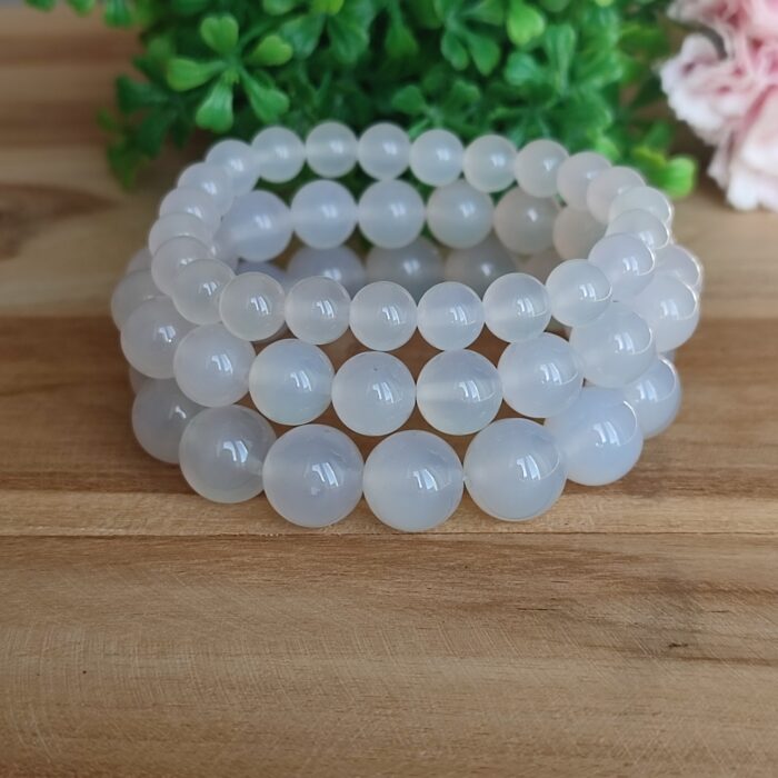 bracelets-agate-blanche-perles-4mm-6mm-8mm-10mm-12mm