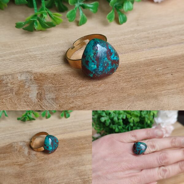 Bague en azurite - Congo – Image 2