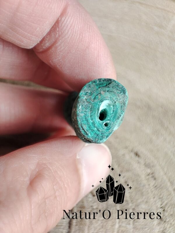 Malachite - morceau de stalactite - 18gr - Image 3