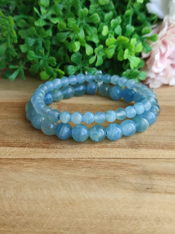 Bracelets en calcite bleue AAA/AA – Image 3