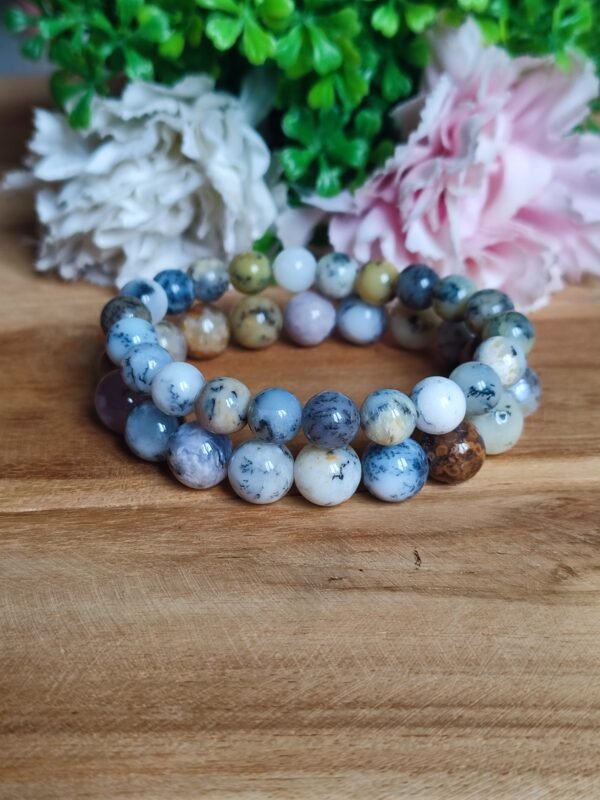 bracelets-opale-dendritique-merlinite-8mm-10mm