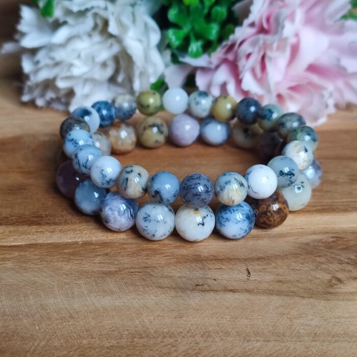 bracelets-opale-dendritique-merlinite-8mm-10mm