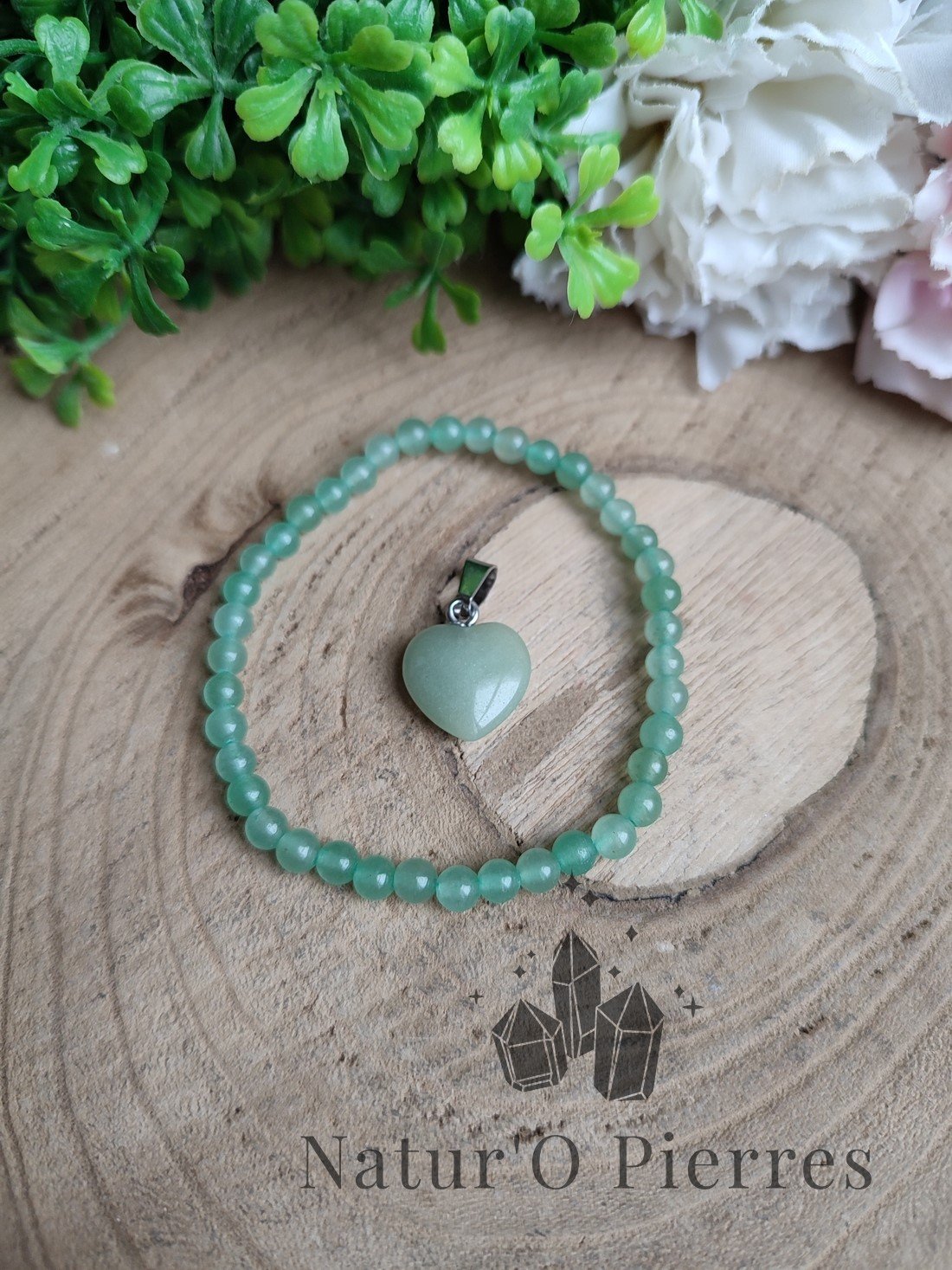 Pendentif Coeur En Aventurine Orange - Pierre Naturelle Pour énergie Positive, Créativité Et Bien-être