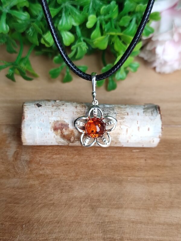 pendentif-ambre-fleur-argent