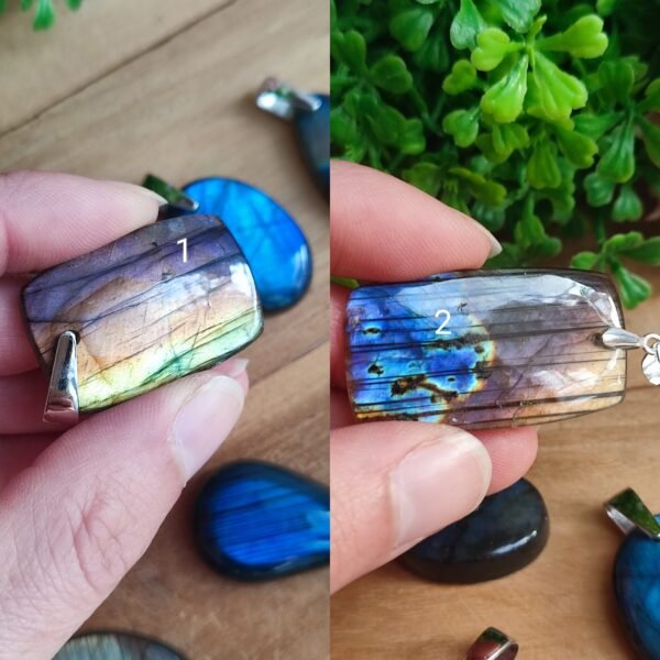 Pendentifs en labradorite au choix - Argent 925 – Image 6