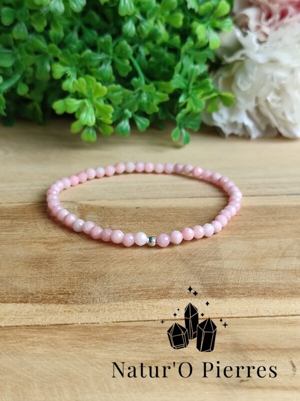 bracelet-opale-rose-facette-4mm