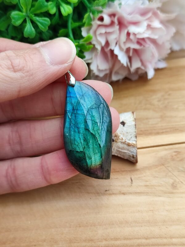 pendentif-labradorite-feuille