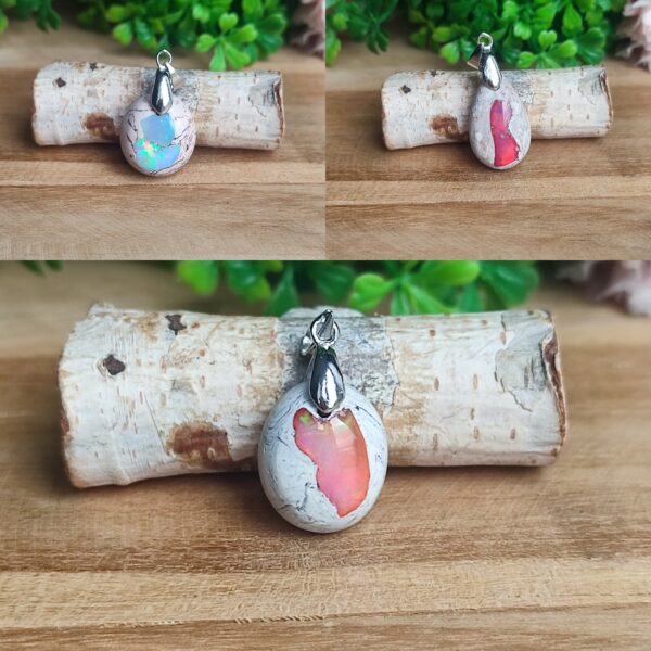 Pendentifs en opale du Mexique AA