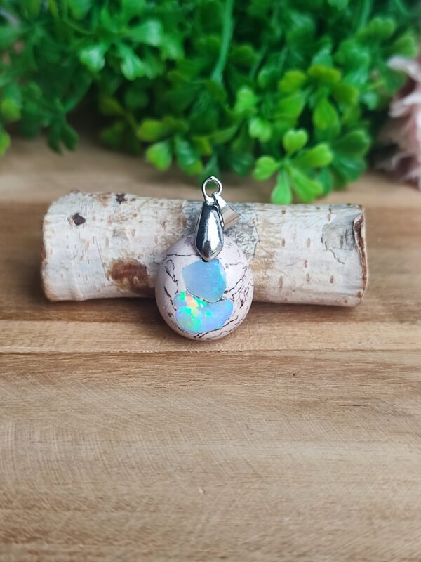 Pendentifs en opale du Mexique AA – Image 3