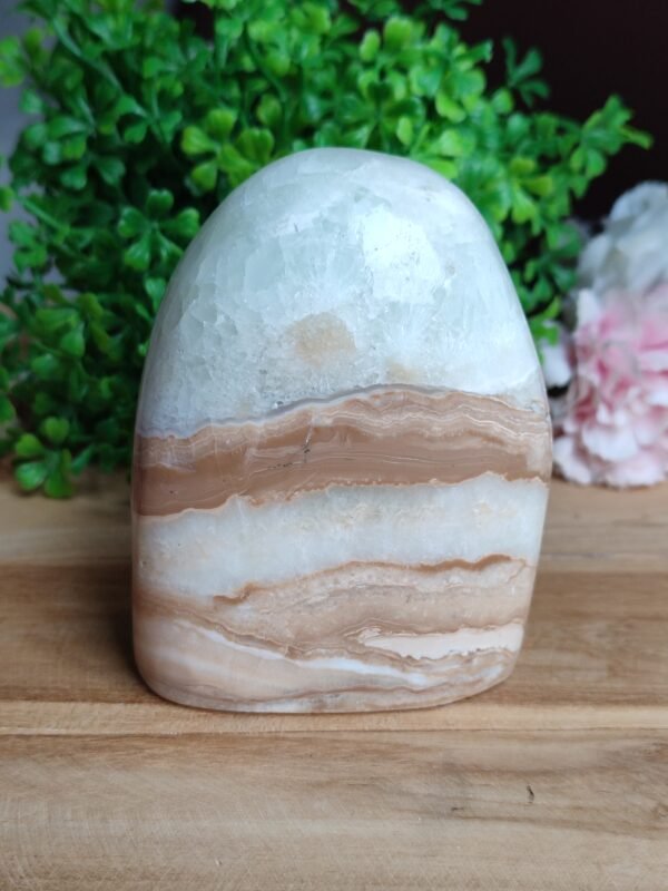 🩵🌴Forme Libre – Calcite des Caraïbes – 579 g – Qualité A