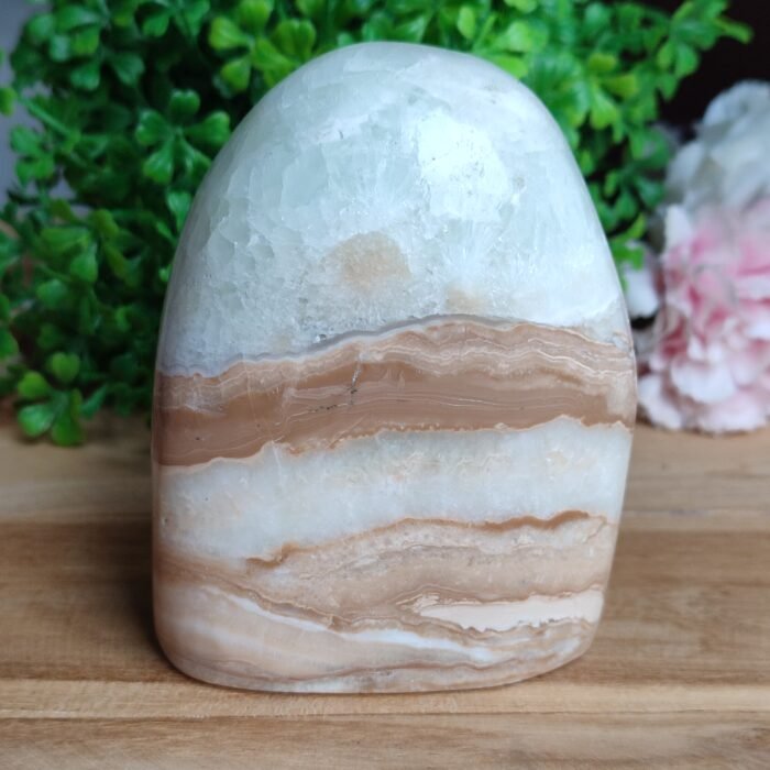 🩵🌴Forme Libre – Calcite des Caraïbes – 579 g – Qualité A