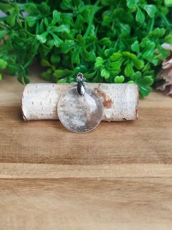 💎 Pendentif en Cristal de Roche Naturel – Qualité AA