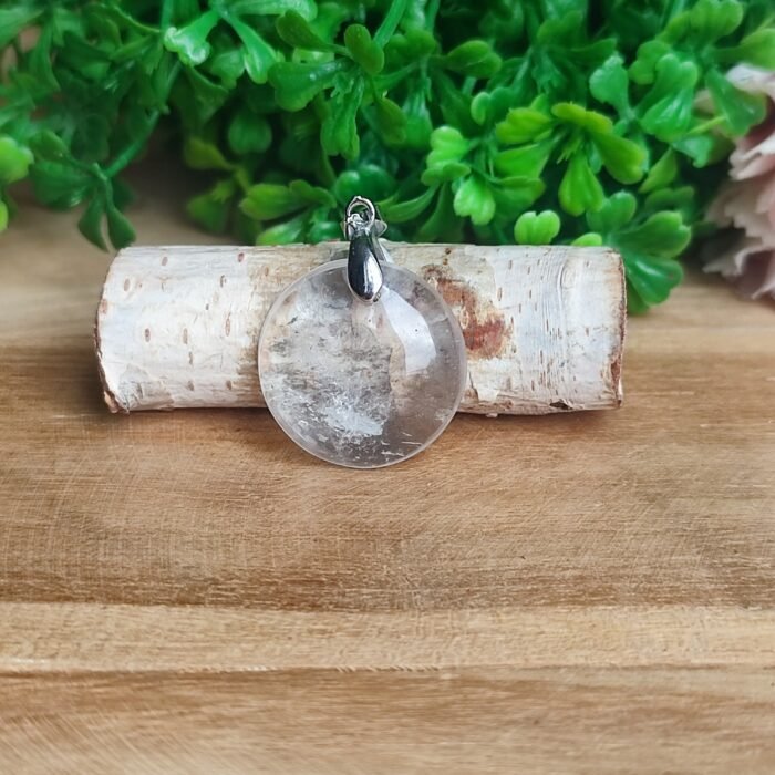 💎 Pendentif en Cristal de Roche Naturel – Qualité AA