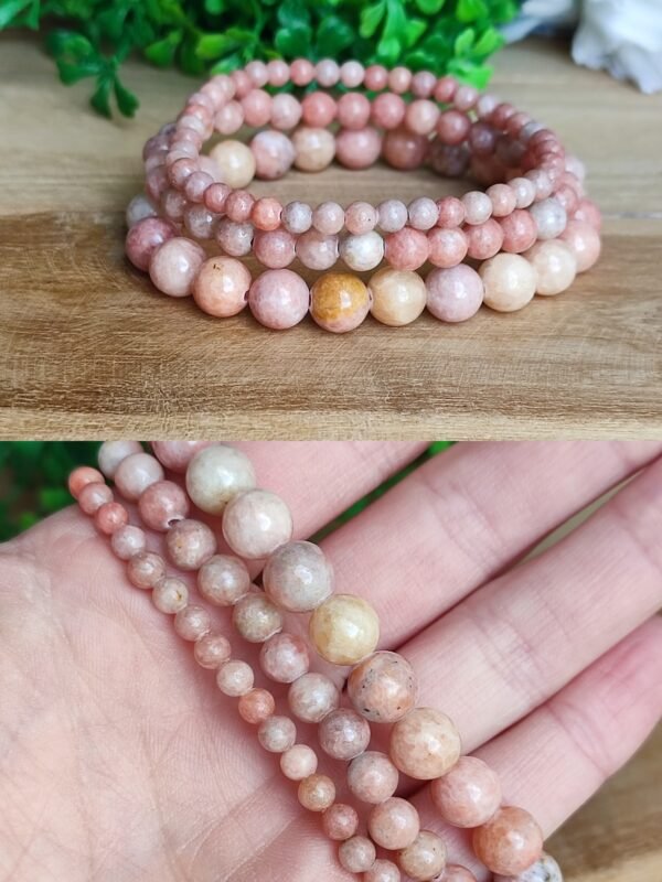 Bracelet en Calcite Orange