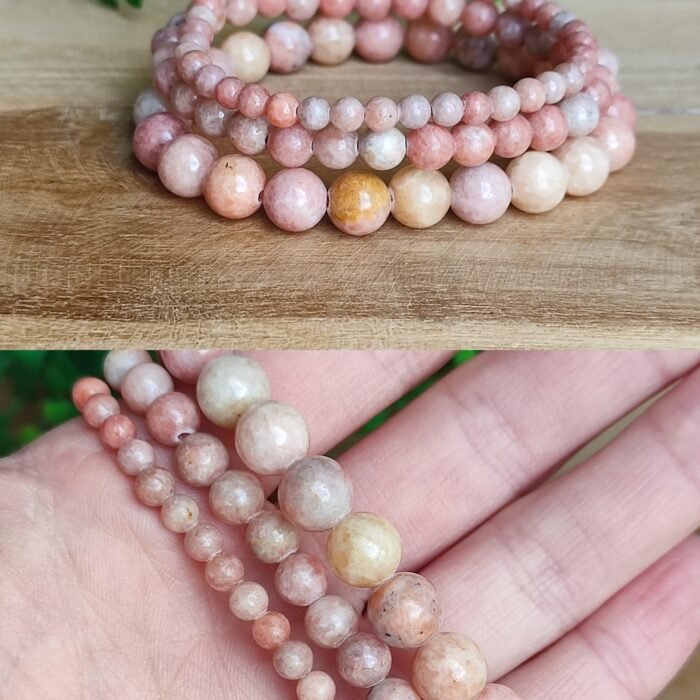 Bracelet en Calcite Orange
