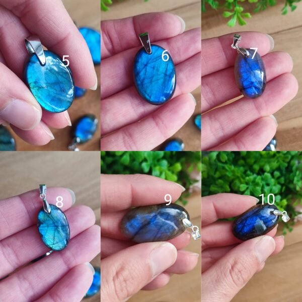 Pendentifs en labradorite au choix - Argent 925 – Image 2